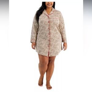 Charter Club Intimates Sueded Super Soft Knit Sleepshirt Nightgown - Size XXL